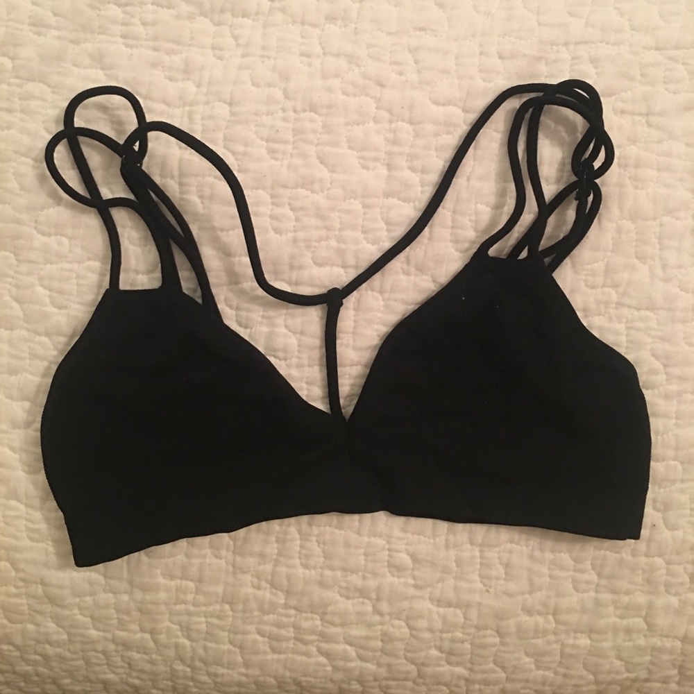 FREE w/ Purchase Strappy & Sexy Black Bra, XS-S